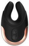 Черный клиторальный стимулятор Lavish - 8,9 см.