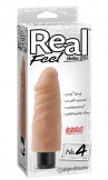 Реалистичный вибромассажер Real Feel Lifelike Toyz №4 - 14,6 см.
