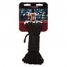Черная веревка для бондажа Bdsm Rope - 10 м.