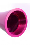 Аллюминиевый вибратор Pink Medium - 16 см.