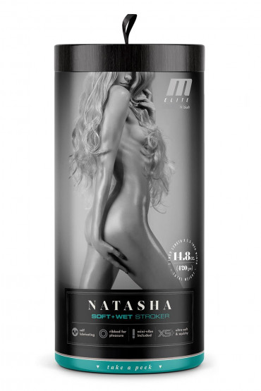 Мастурбатор-вагина с вибрацией Soft & Wet Natasha Realistic Beige Masturbator