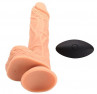 Телесный ротатор-реалистик Super Realistic Cock With Balls - 22 см.