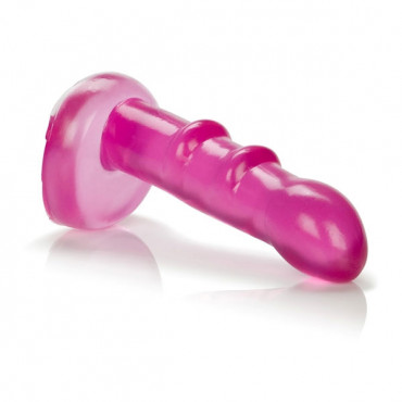 Розовый анальный стимулятор Pink Jelly Teaser Probe 4.5" - 12 см.