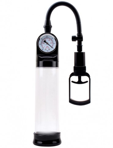 Прозрачная вакуумная помпа с манометром Accu-Meter Power Pump X2