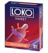 Стимулирующая насадка на пенис Loko Sweet с возбуждающим эффектом