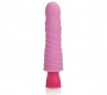 Розовый гнущийся вибромассажёр 10-Function Pleasure Bendie Vibes - 20 см.