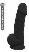 Черный фаллоимитатор на присоске Dildo 8.5Inch - 20 см.