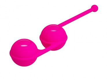 Ярко-розовые вагинальные шарики Kegel Tighten Up Iii