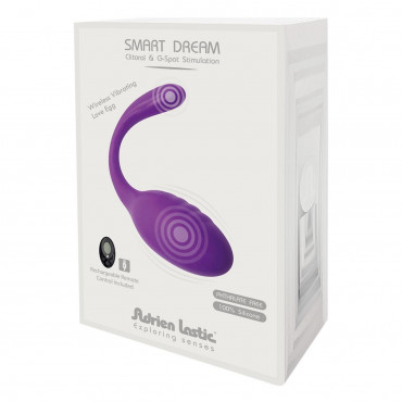 Фиолетовое виброяйцо Smart Dream II + Lrs с пультом ДУ