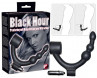 Эрекционное кольцо с вибрацией и анальным стимулятором Black Hour Penisring