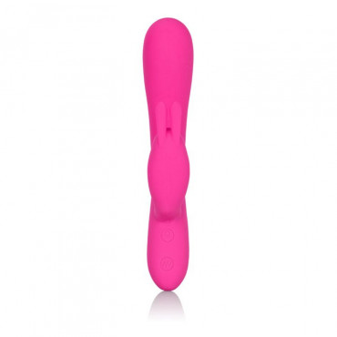 Розовый вибромассажер Embrace Massaging G-Rabbit