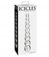 Стеклянная анальная елочка Icicles No.2 - 21,6 см.