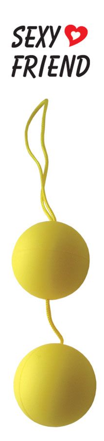 Желтые вагинальные шарики Balls