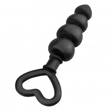 Анальная втулка из силикона Beaded Luv Probe - 15,5 см.