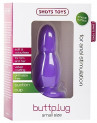 Маленькая фиолетовая анальная втулка Small Buttplug - 9,4 см.