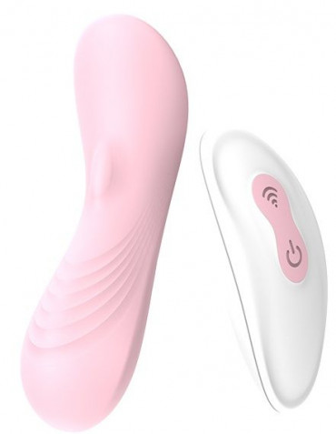 Розовый клиторальный стимулятор Remote Lay-ON Vibe