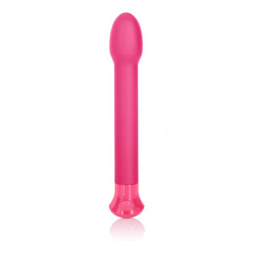 Розовый вибромассажер Coco Licious Slender Tulip Vibes - 17 см.