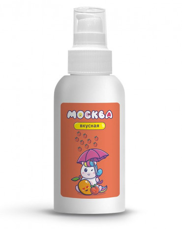 Универсальная смазка с ароматом персика и манго "Москва Вкусная" - 100 мл.