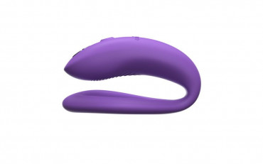 Фиолетовый вибратор для пар We-Vibe Sync O