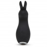 Черный клиторальный стимулятор Greedy Girl Clitoral Rabbit Vibrator