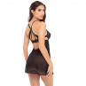 Соблазнительная сорочка New In Town 2 Piece Chemise Set, черный