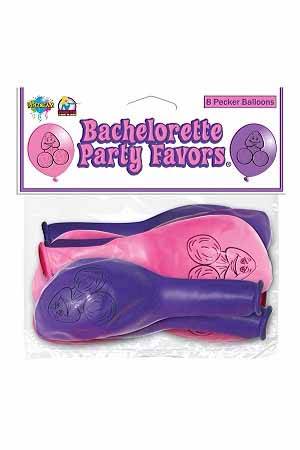 Воздушные шарики Pecker Balloons - 8 штук