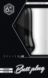 Чёрный анальный стимулятор Bottom Line 4" Model 6 rubber Black - 15,5 см.