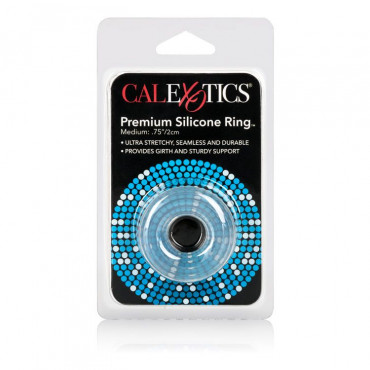 Прозрачное эрекционное кольцо Premium Silicone Ring Medium