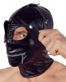 Маска на голову с отверстиями для глаз и рта Imitation Leather Mask