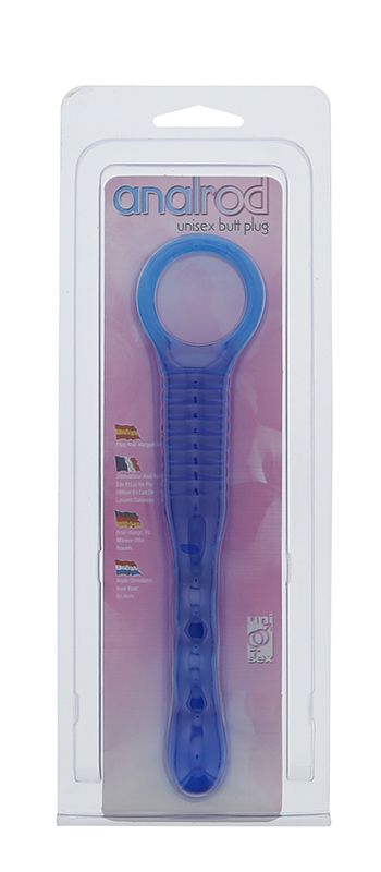 Голубой анальный стимулятор Tapered Anal Rod Blue - 14,5 см.