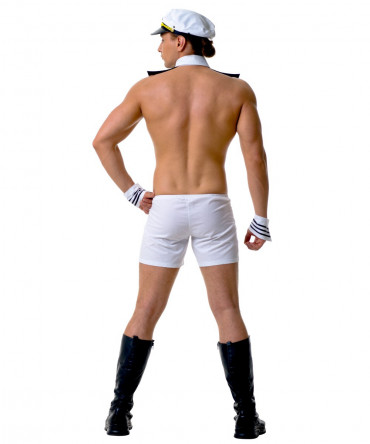 Мужской костюм "Морячок", белый