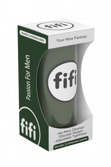 Зеленый нереалистичный мастурбатор Fifi Male