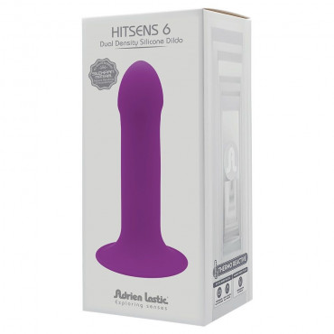 Фиолетовый дилдо на присоске Hitsens 6 - 13,5 см.