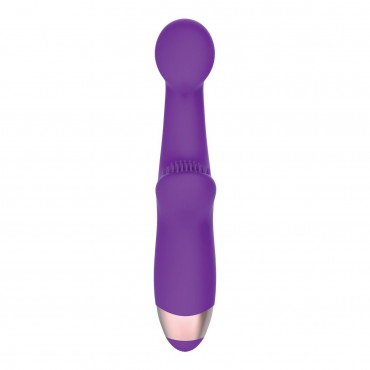 Фиолетовый массажёр для G-точки G-Spot Pleaser - 19 см.
