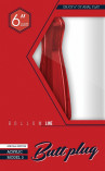 Красный анальный стимулятор Bottom Line 6" Model 3 Acrylic Red - 15,5 см.