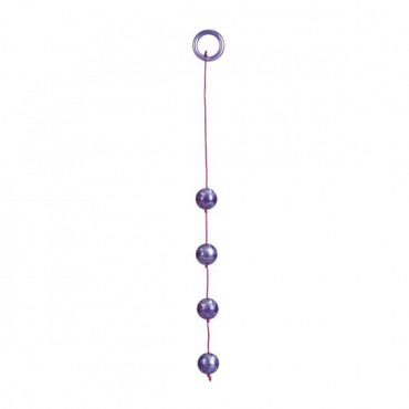 Сиреневые анальные бусы Crystalline Beads Medium