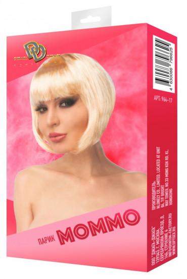 Бежевый парик "Моммо"