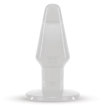Прозрачный анальный плаг большого размера Jammy Jelly Anal XL Plug Crystall - 14 см.