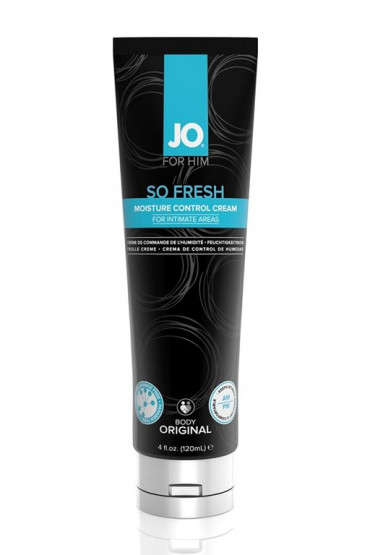 Гигиенический крем для мужчин JO SO Fresh Moisture Control Cream For Him - 120 мл.