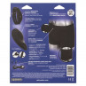 Черные трусы-боксеры с вибромассажером Remote Control Panty Set M/L, черный