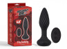 Черный анальный вибростимулятор Frisky Beaded Plug - 15,3 см.