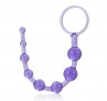 Фиолетовая анальная цепочка Shane's World Anal 101 Intro Beads - 21 см.