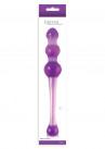 Большой фиолетовый стеклянный анальный стимулятор Crystal Kegel