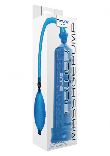 Синяя вакуумная помпа Power Massage Pump