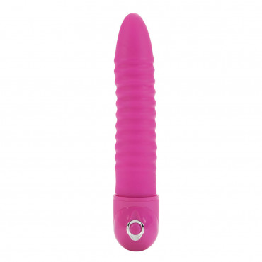 Вибромассажер Power Stud Ribbed Vibes - 17,3 см.