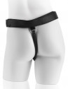 Страпон с телесной насадкой 7" Uncut with Strap on Harness - 18 см.