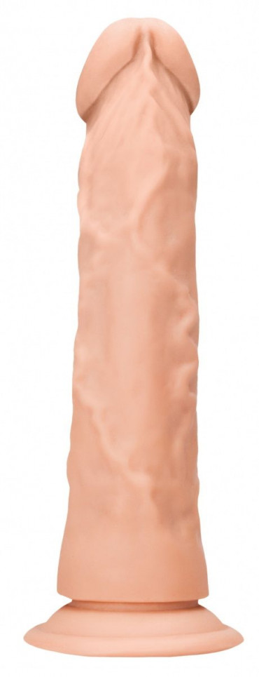 Телесная поясная насадка с трусиками Realistic Dildo - 20 см.