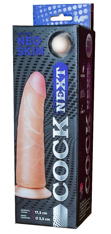 Фаллоимитатор Cock Next 6" с присоской - 19 см.