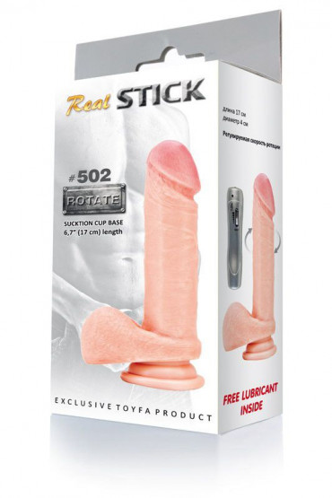Телесный ротатор RealStick #502 - 17 см.