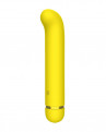 Желтый перезаряжаемый вибратор Flamie - 18,5 см.